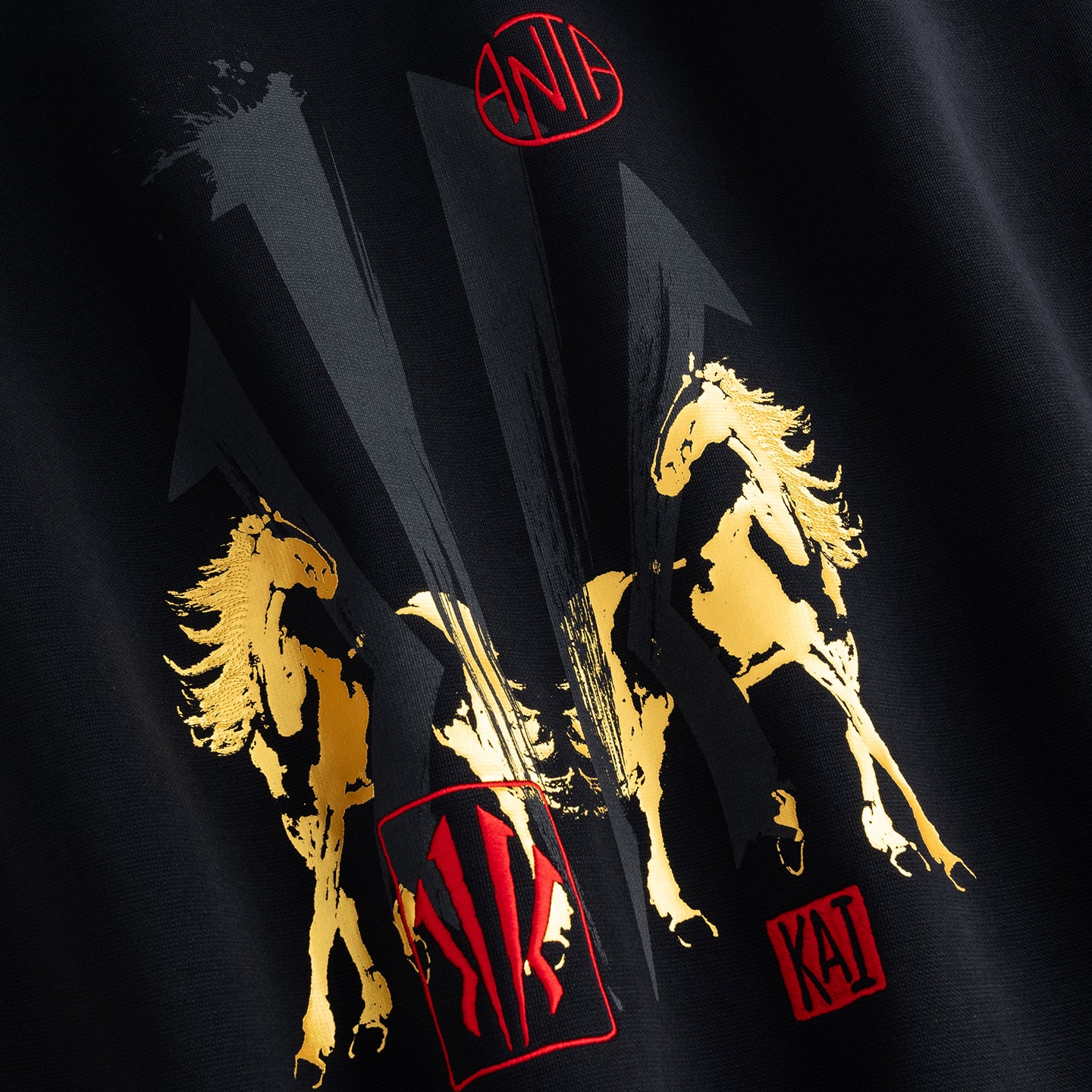 Anta Kai Sweatshirt 'Black Gold'