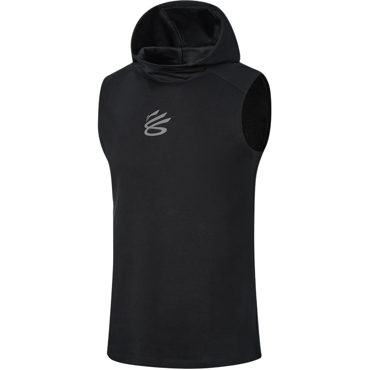 Li Ning Curry China Collection Tank Tops Men's Black Hooded Non Detachable Moderate