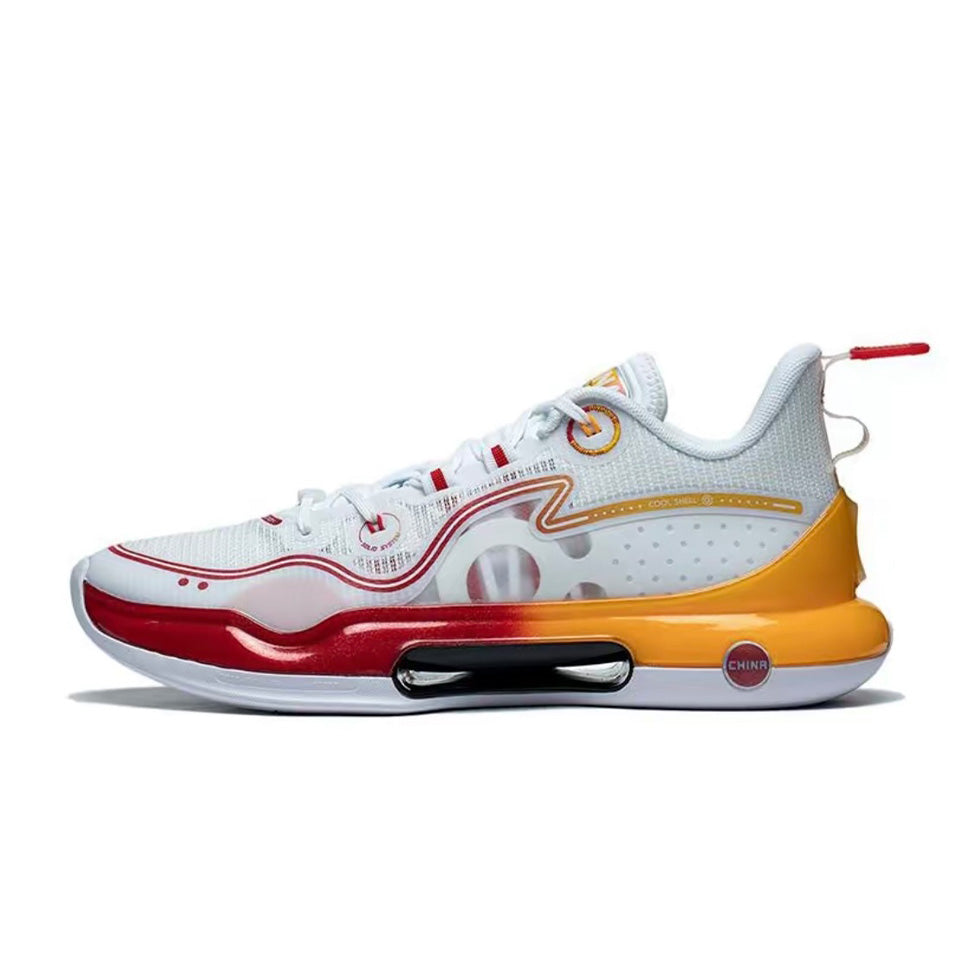 LiNing Yushuai Evolution Low ‘White Red Yellow’ - Kicksown store