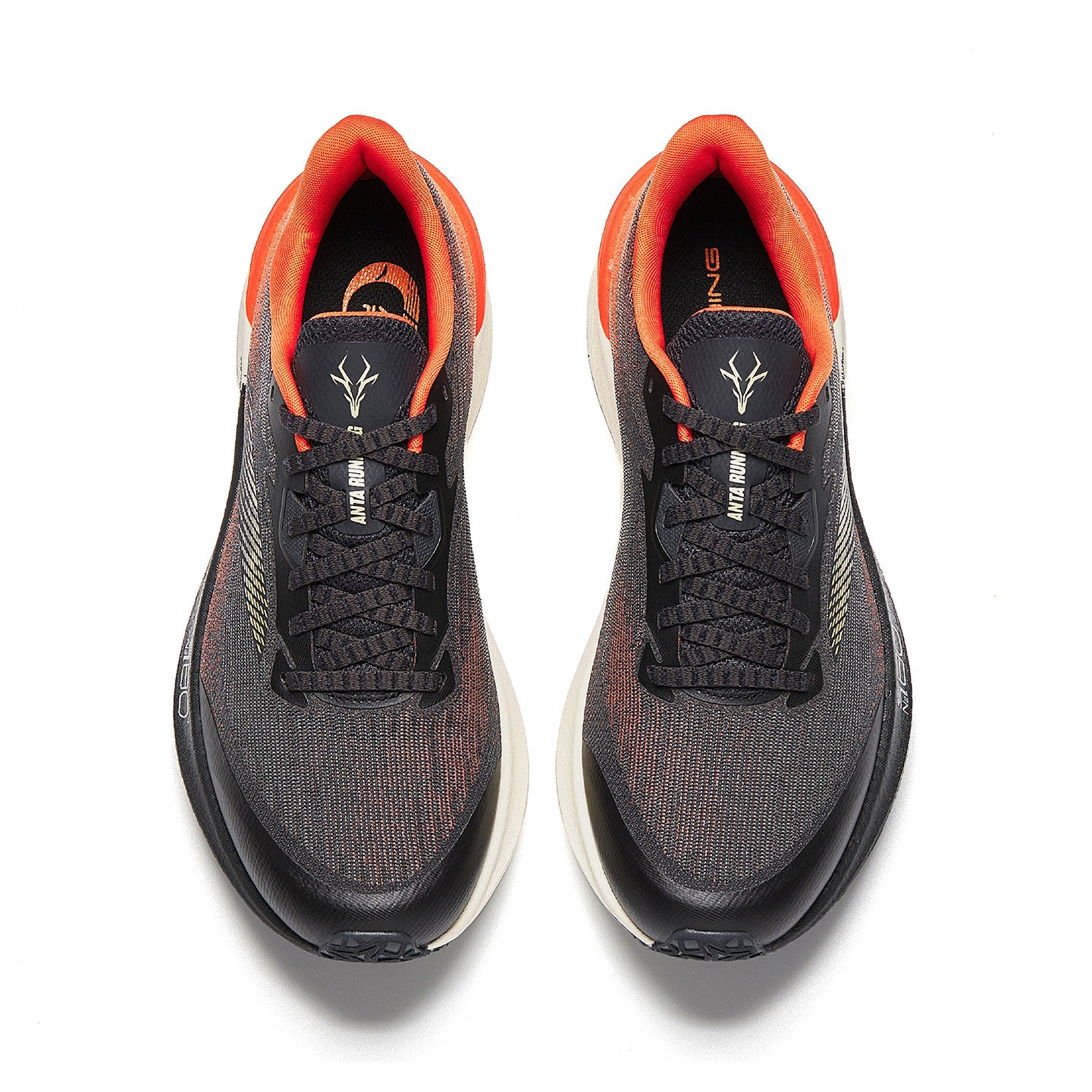 Anta Zone 2 80 Running Shoes 'Grey Orange Gold'