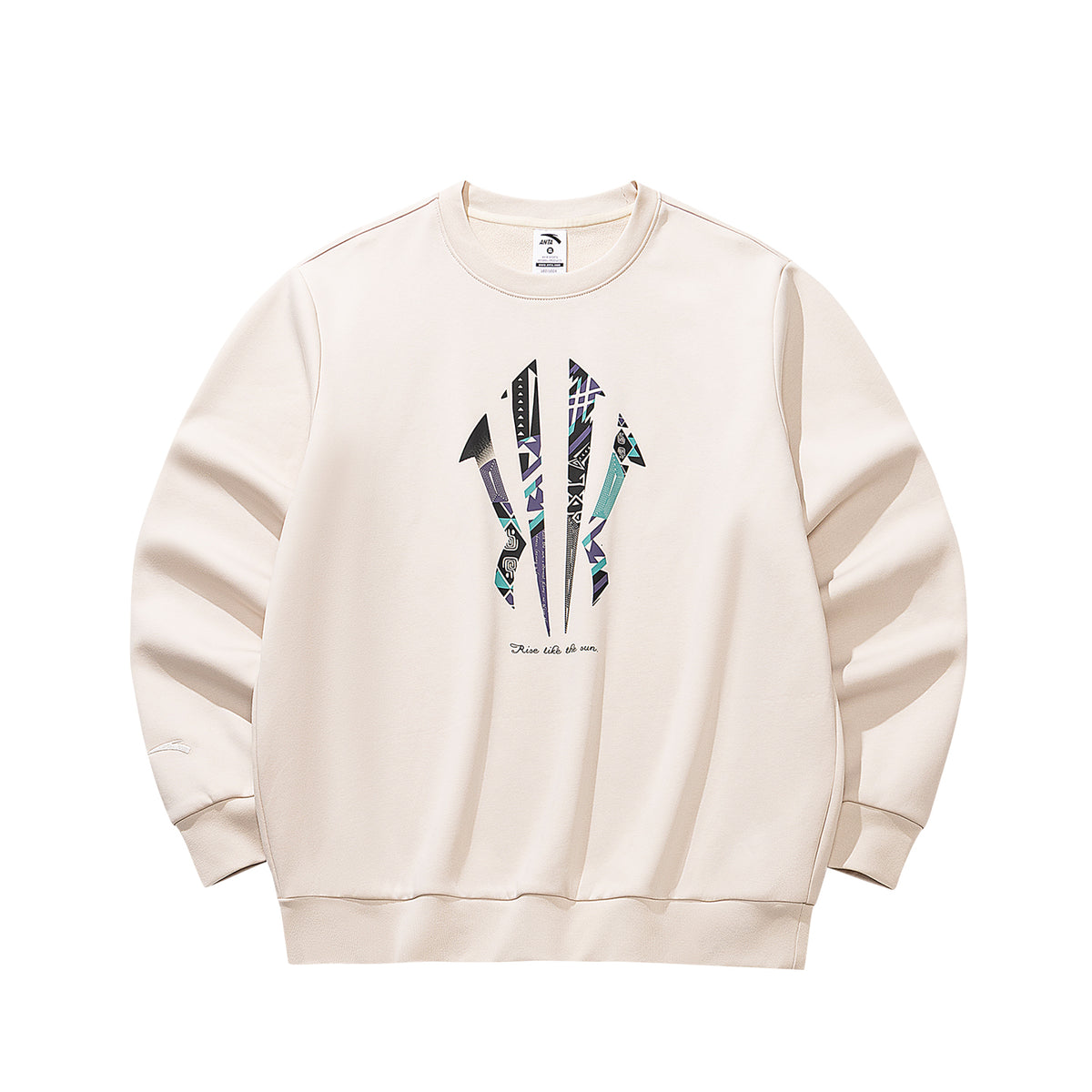 Anta KAI Sweatshirts 'Mud Gray' Crew Neck Thickened
