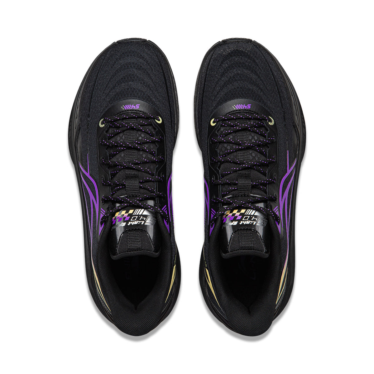 LiNing Light Speed 4 'Black Purple'