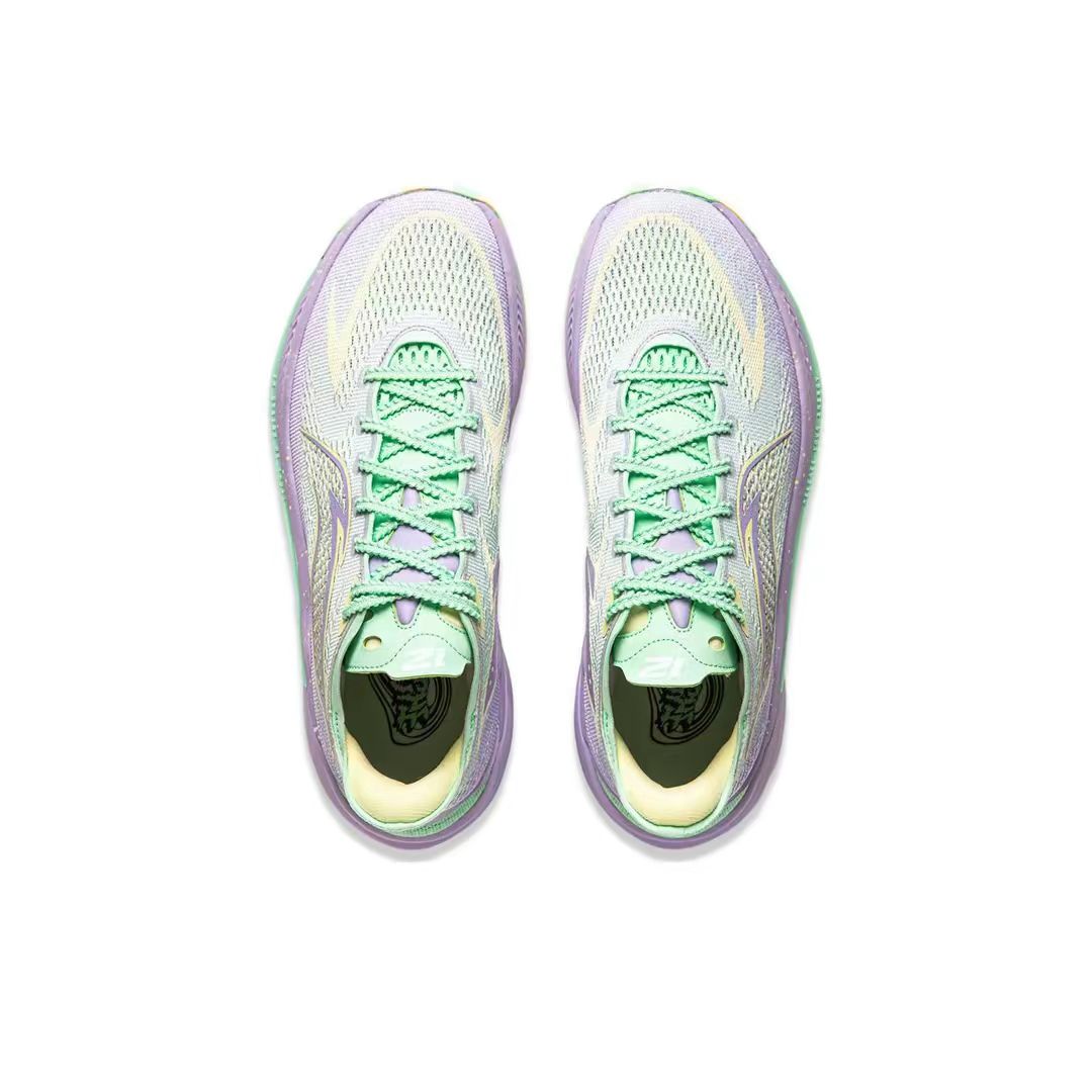 LiNing Sonic 12 V2 'Green Purple' - Kicksown store