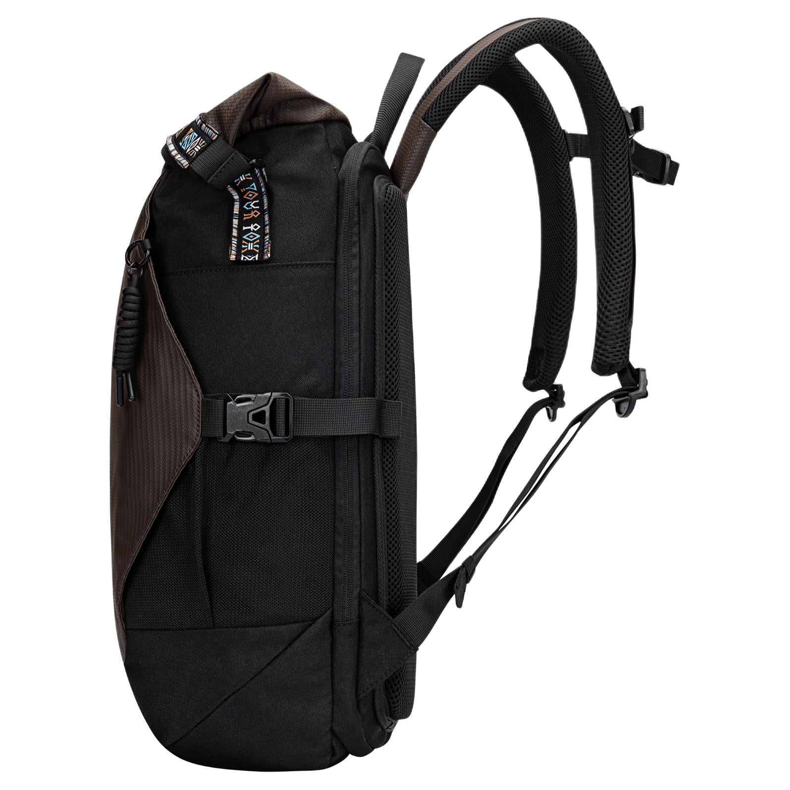 Anta Kai Polyester Backpack Brown