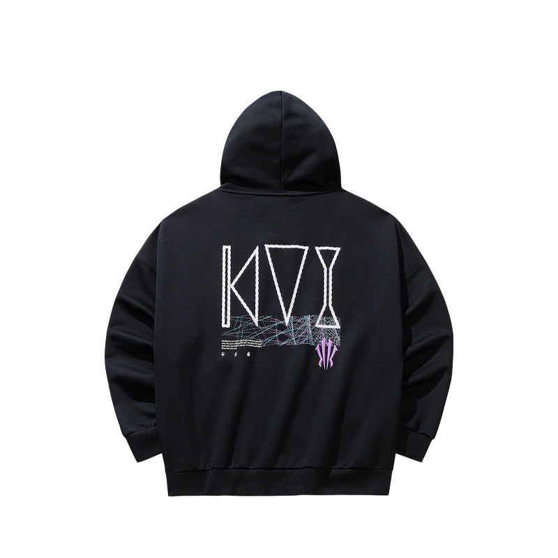 Anta KAI Sweatshirts 'Black Hooded'