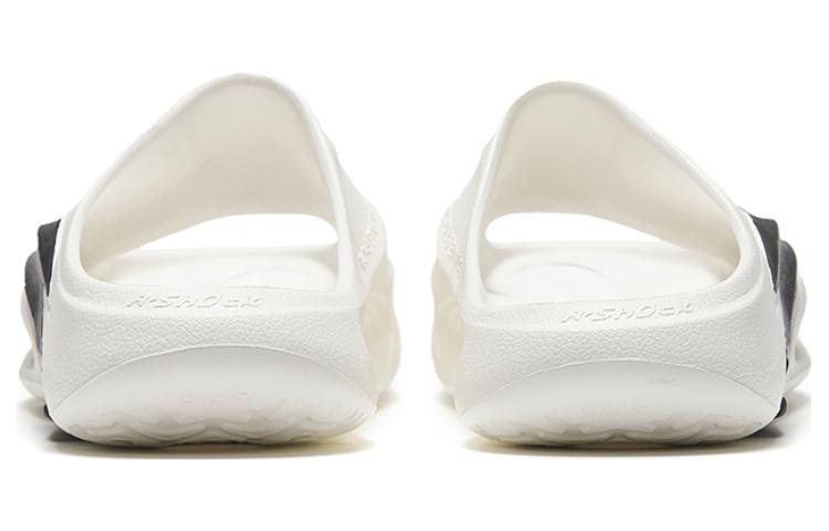 ANTA Slippers Nitrogen Bubble 'White Black' - Kicksown store