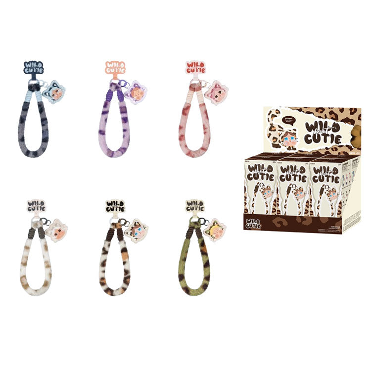 POP MART CRYBABY Leopard Cat Collection Cell Phone Lanyard Mystery Boxes - Kicksown store