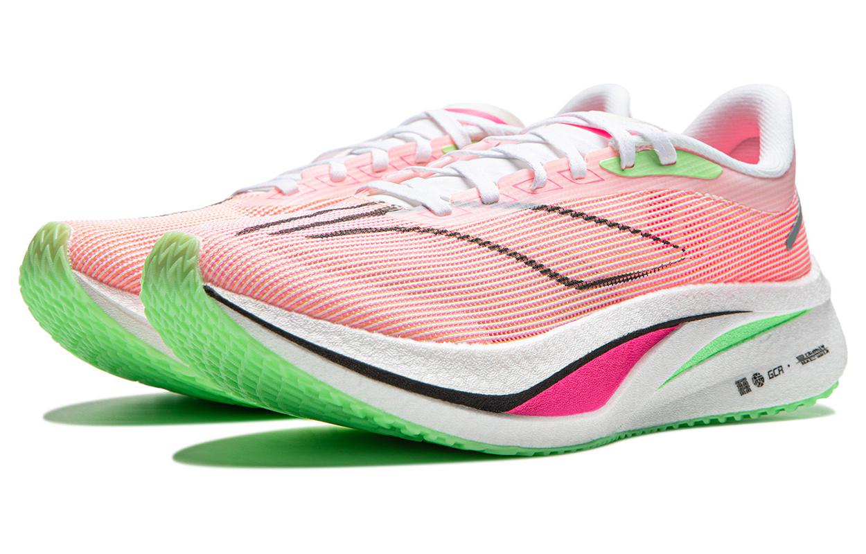 LINING Feidian 4 Challenger Running Shoes Women's 'Pink White Orange' - Kicksown store