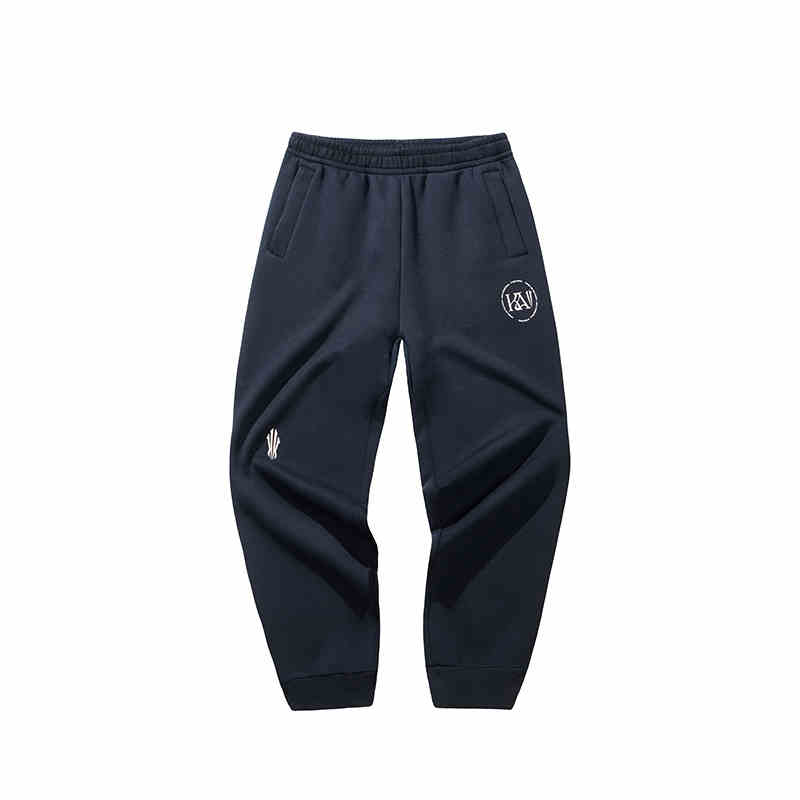Anta Kai Knitted Sports Pants 'Basic Black'