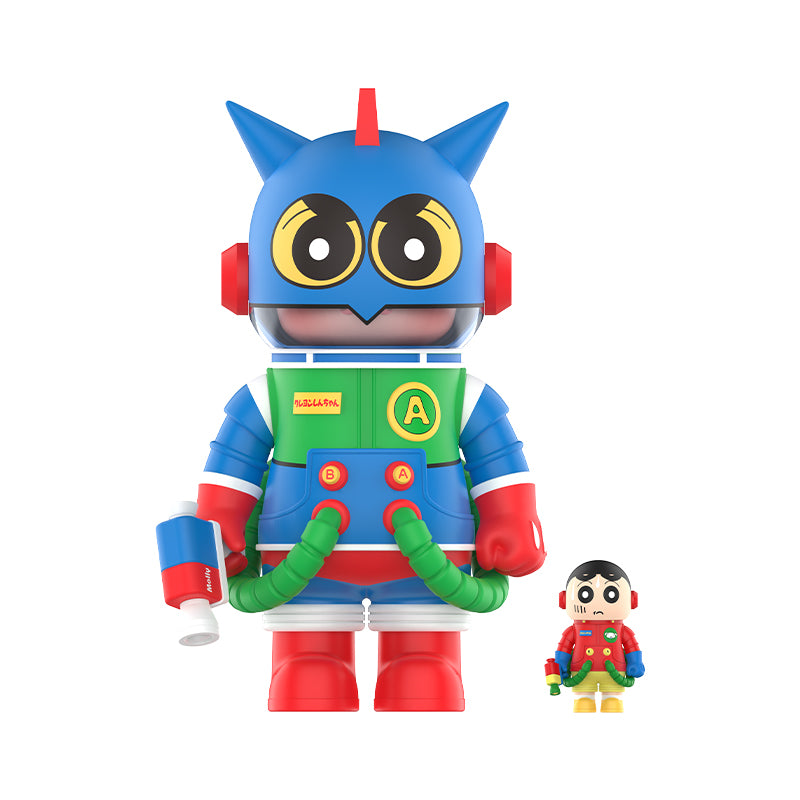 POP MART Mega Space Molly 400% +100% Crayon Shin Chan Mystery Boxes