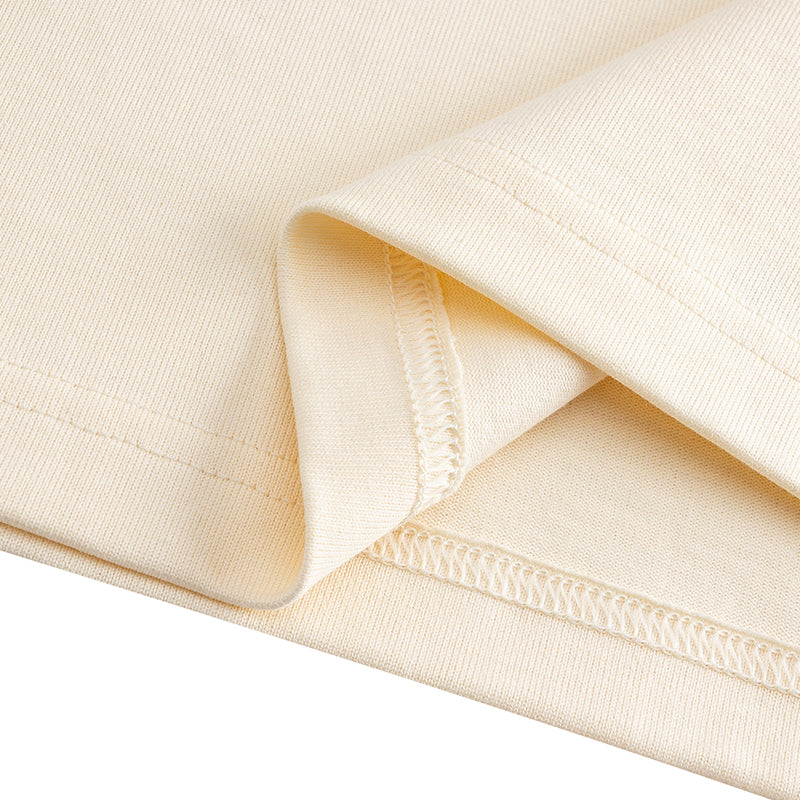 ANTA KAI T-Shirts 'Beige Yellow' Crew Neck Moderate Straight Fit