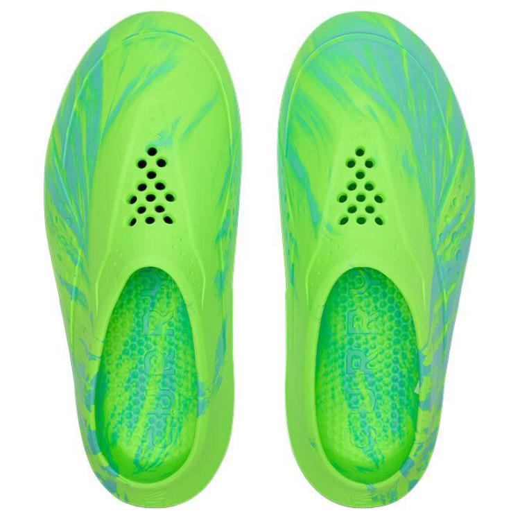 Under Armour Closed Toe Slippers 'Neon Green' - Kicksown store