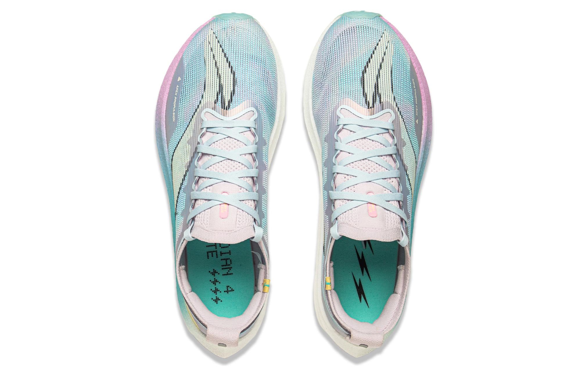 LiNing Feidian 4 Elite Running Shoes 'Purple Ice Cyan' - Kicksown store