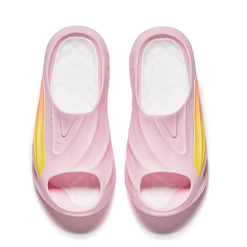 ANTA Slippers Nitrogen Bubble 'Pink Yellow Orange' - Kicksown store