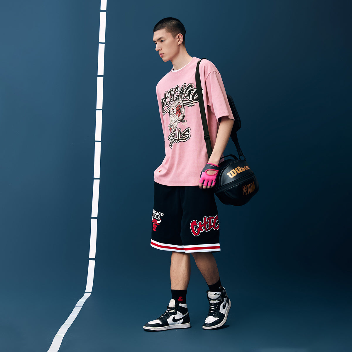 JACK JONES x NBA Short-Sleeve T-Shirt 'Chicago Bulls'