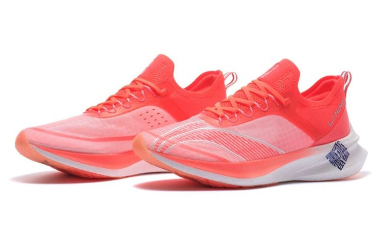 LiNing Feidian Challenger Running Shoes Women's 'Fluorescent Fruit Red' - Kicksown store