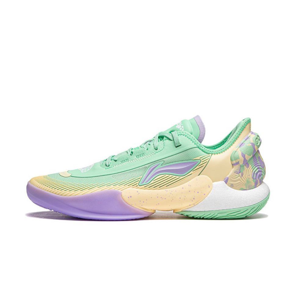 リーニン YUSHUAI XVIII v2 low Lining バッシュ LiNing Yushuai 18V2 'Green and Yellow'