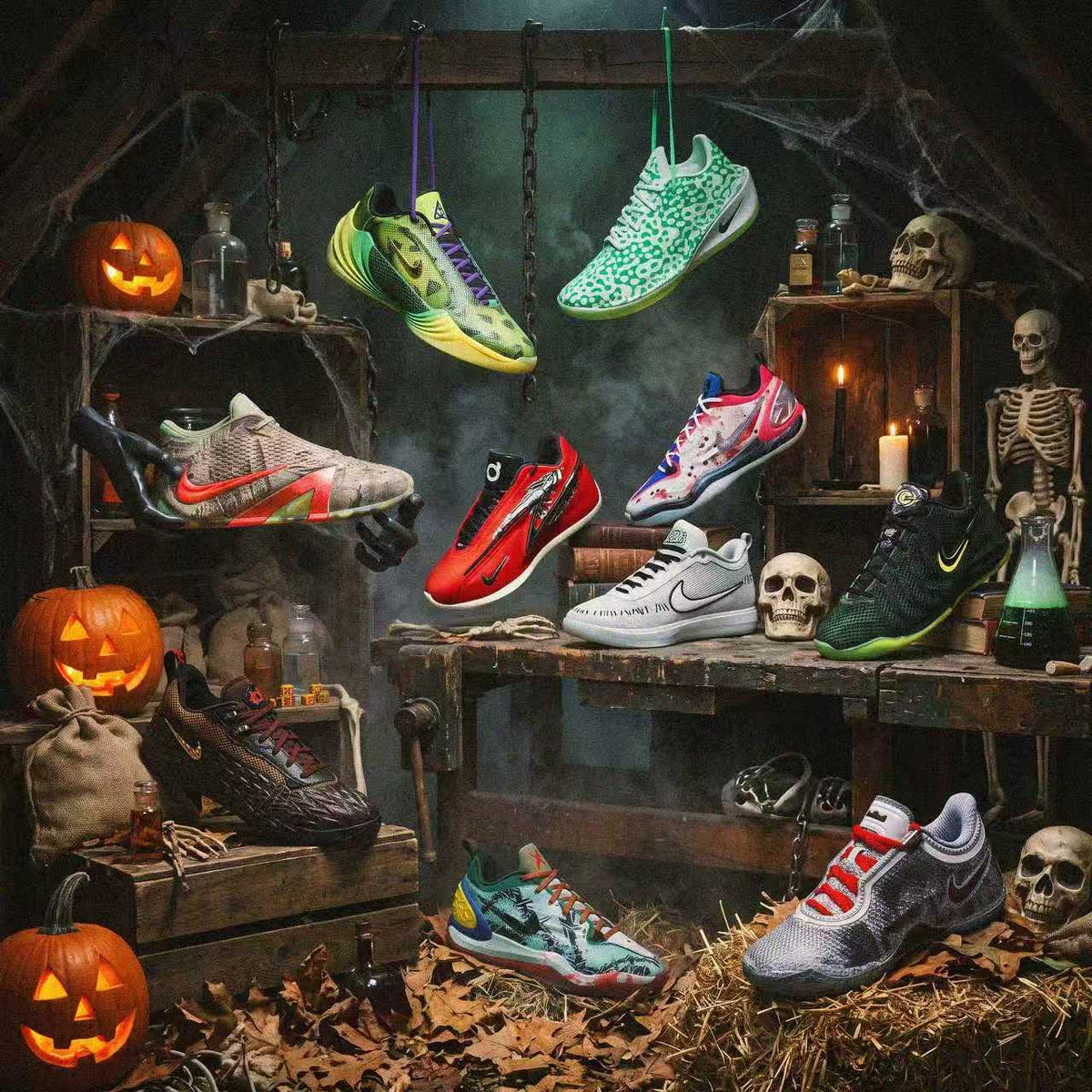 The oncoming Halloween sneakers Collections.
