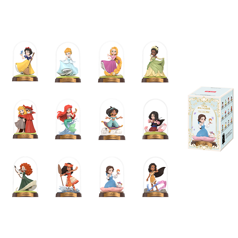 POP MART Disney, Snow White, Belle, Jasmine, Merida Innovation World Collection Mystery Boxes