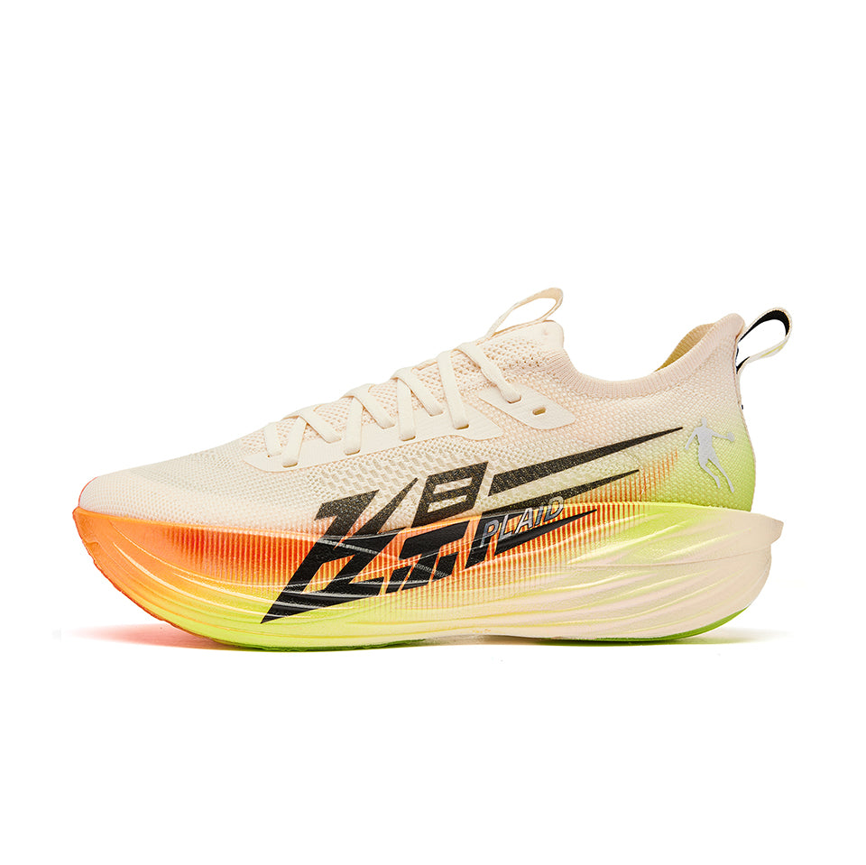 QIAODAN Feiying PLAID 1.5 Running Shoes 'Vanilla Yellow Sun Orange'「Women」