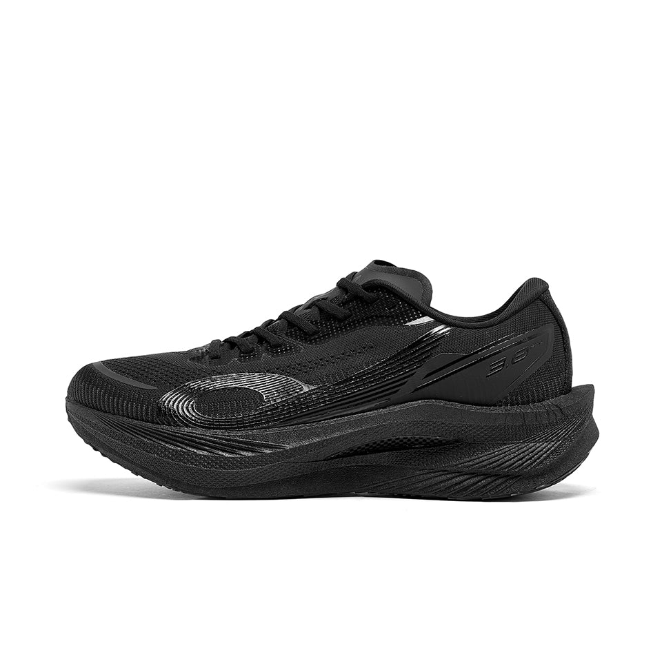 QIAODAN Wind-Running 3.0 PRO Running Shoes 'Black Silver'「Women」