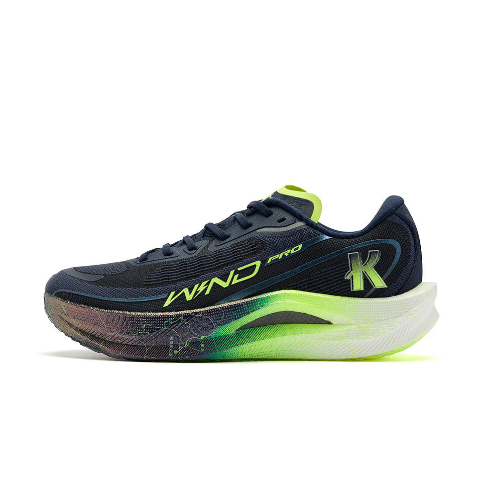 QIAODAN Wind-Running 2.0 PRO Running Shoes 'Black Light Green'