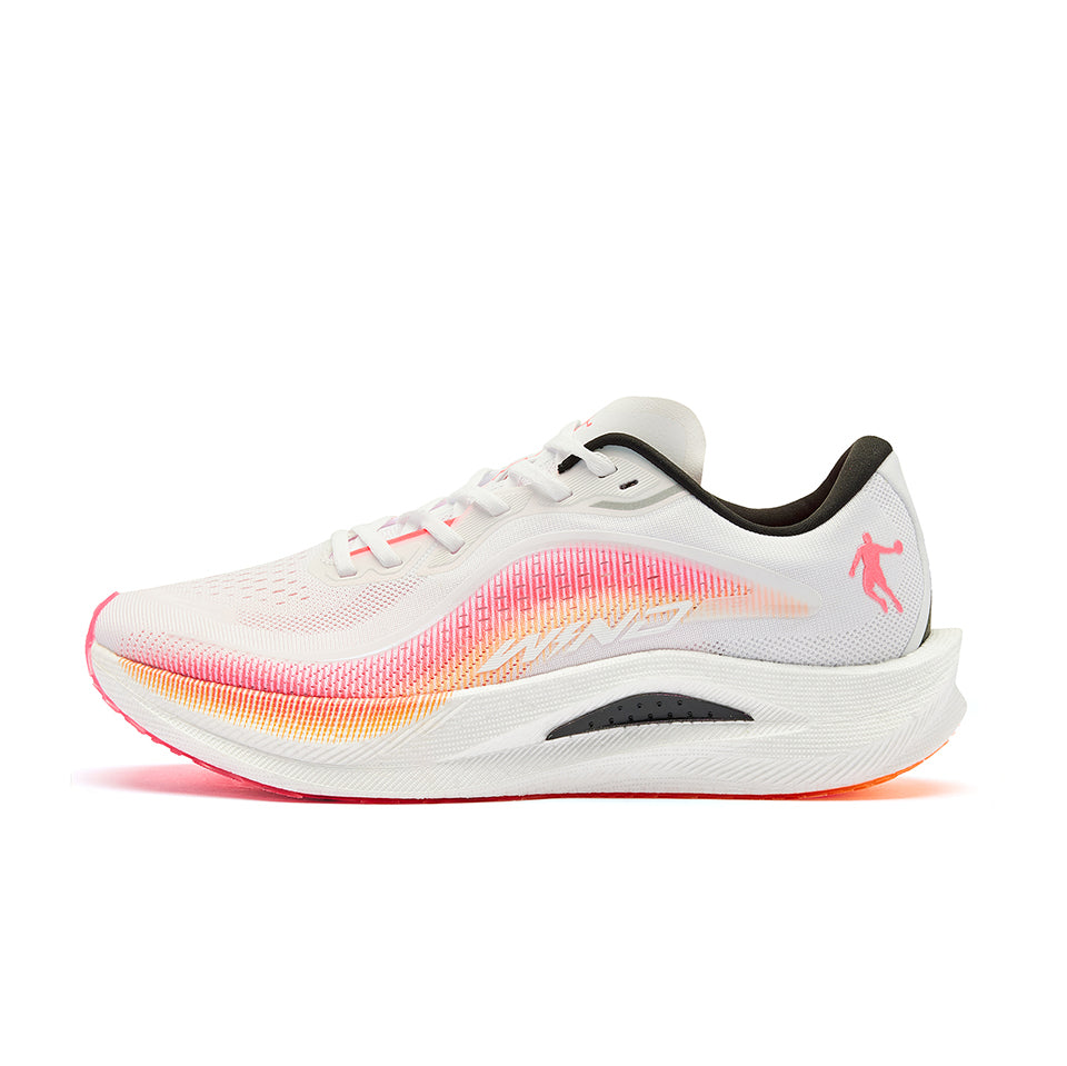 QIAODAN Wind-Running 2.0 Running Shoes 'Jordan White Fluorescent Flying Shadow Pink'「Women」