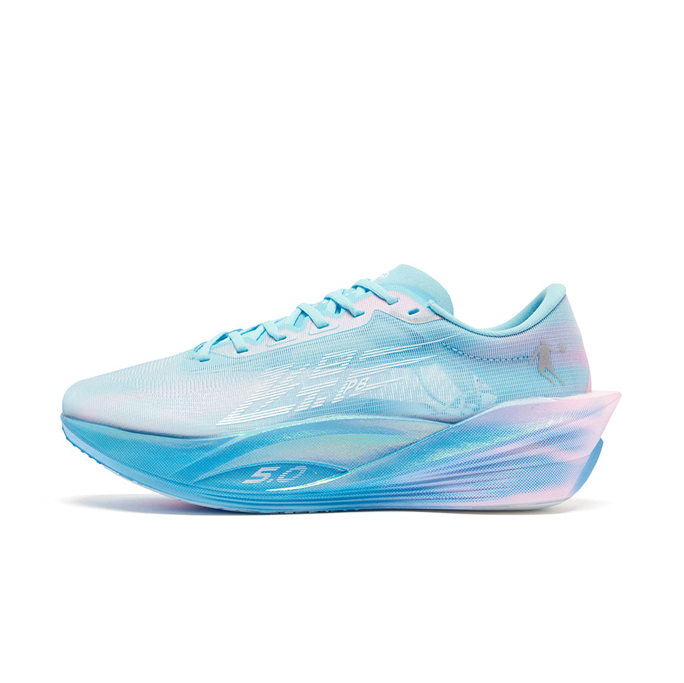 QIAODAN Feiying PB5.0 Running Shoes 'Cirrus Blue Cherry Blossom Pink'