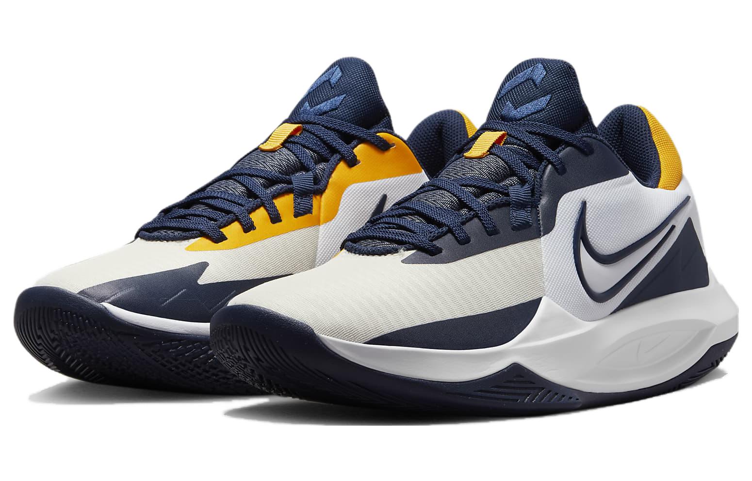 Nike Precision 6 'White Midnight Navy Gold'