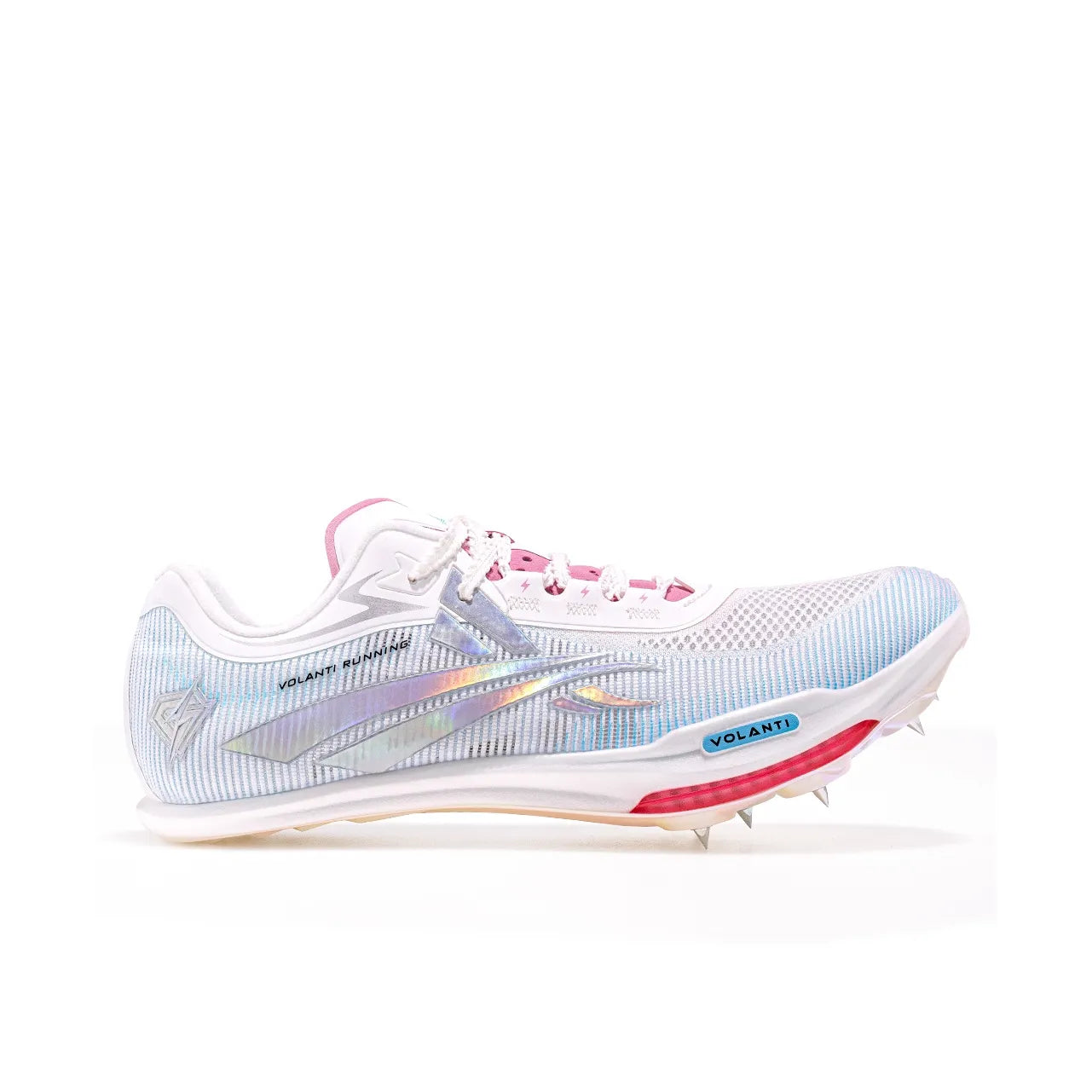Volanti 911 Rocket Air Cushion Spike Shoes 'Blue/Pink Mismatch'
