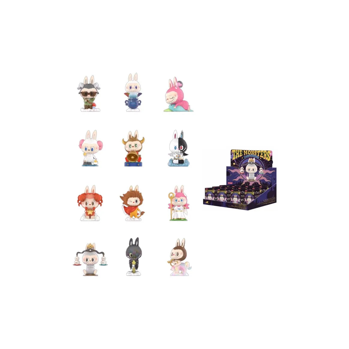 POP MART LABUBU THE MONSTERS Constellation Collection Mystery Boxes Single Mystery Box/Full Box 12 Pcs