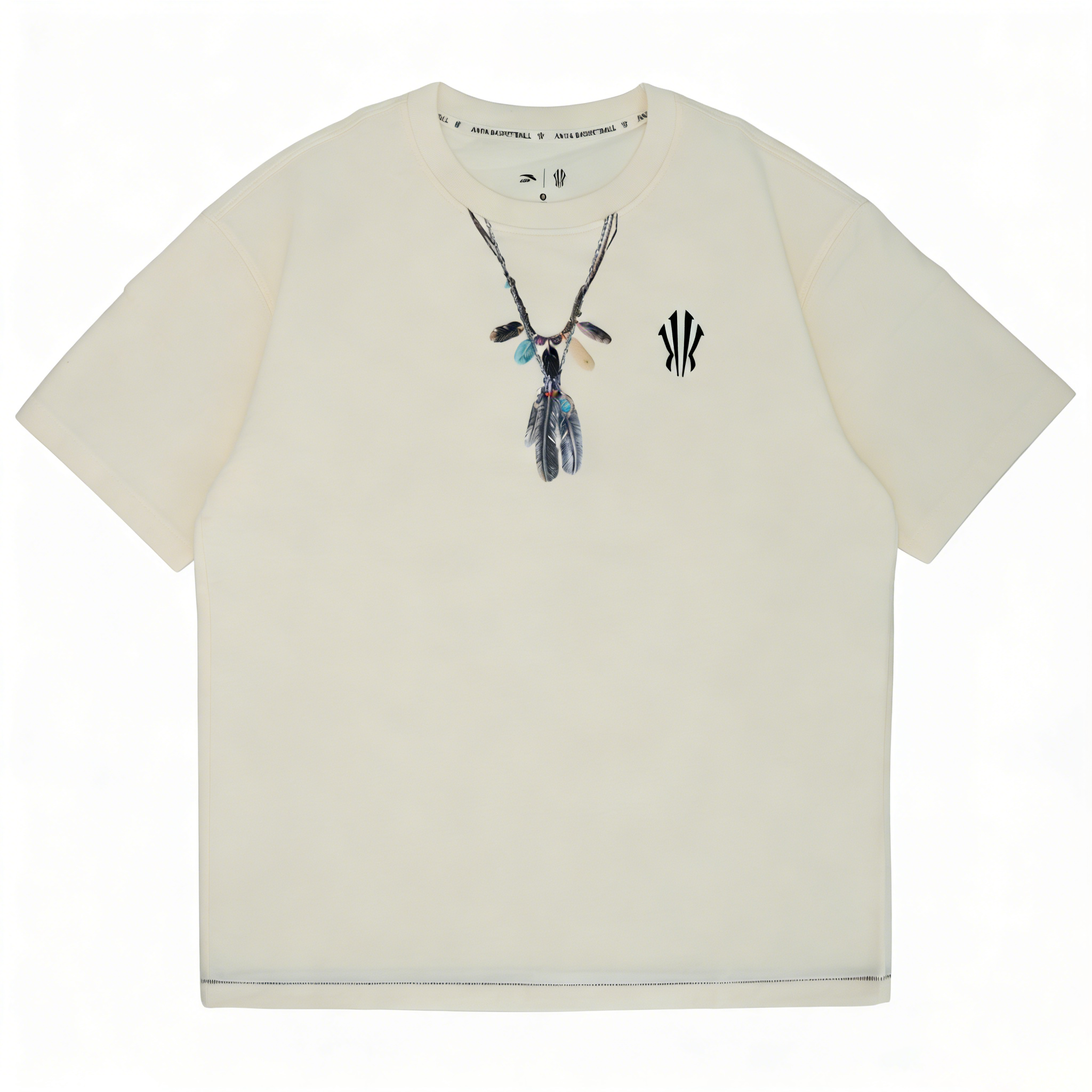 Anta Kai Necklace T-shirt 'Vanilla White'