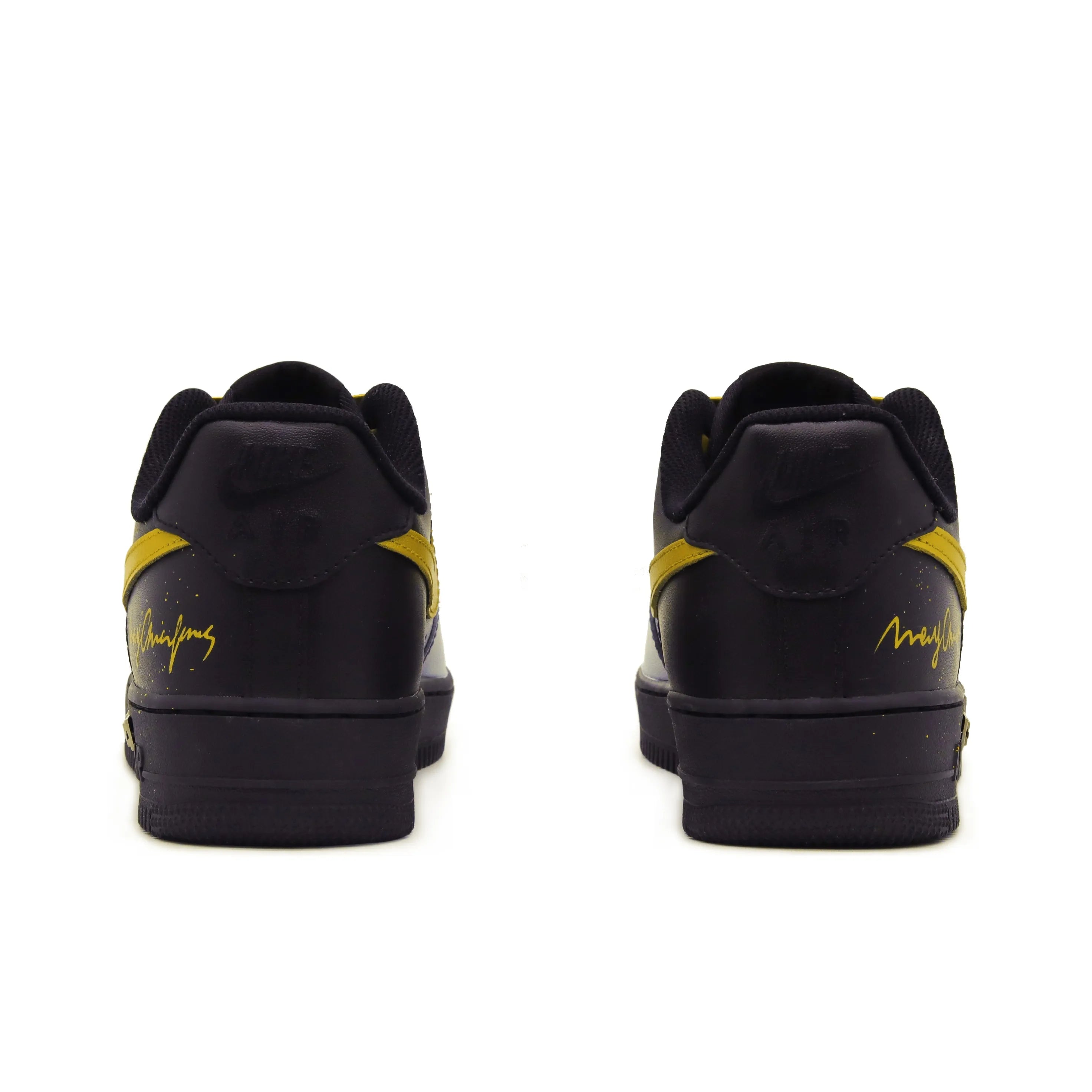 Nike Air Force 1 'Black Gold' [Customized]