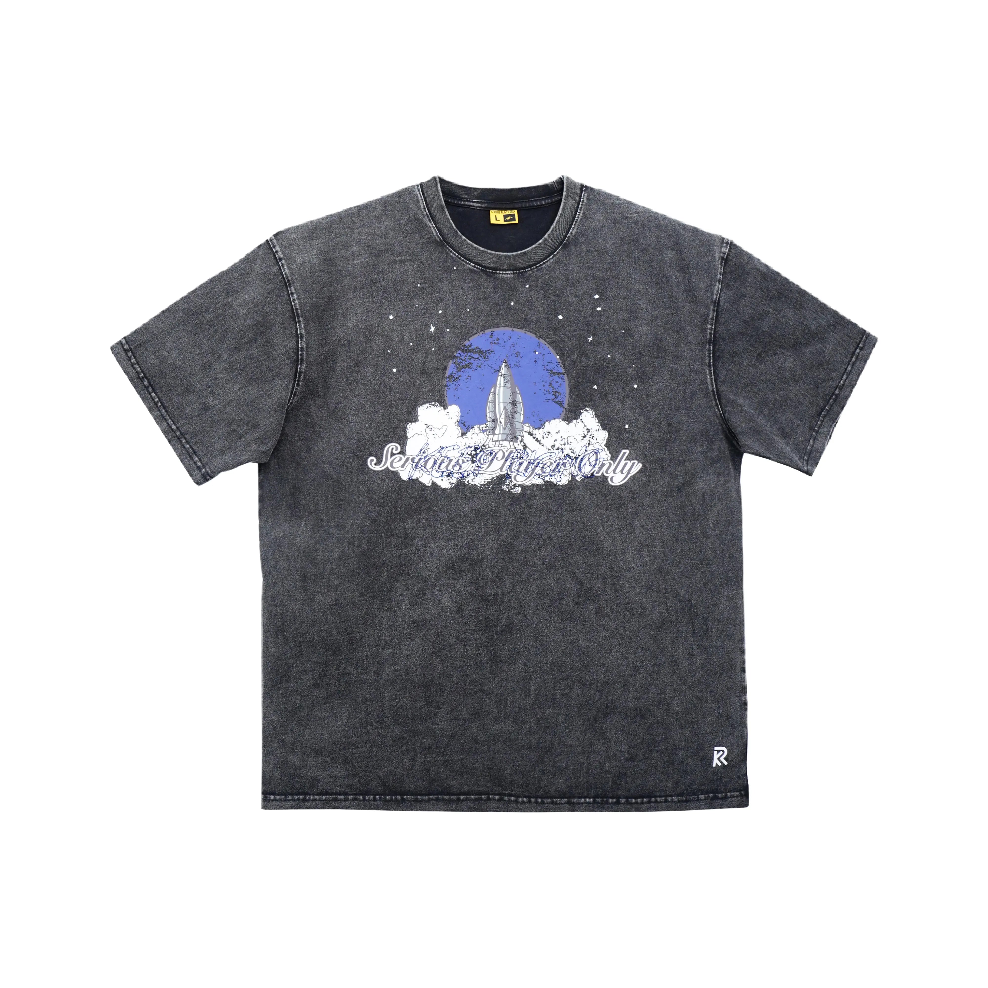 Serious Player Only ALLDAY DryLite Oversize Cut T-shirt KR Edition Washed Black