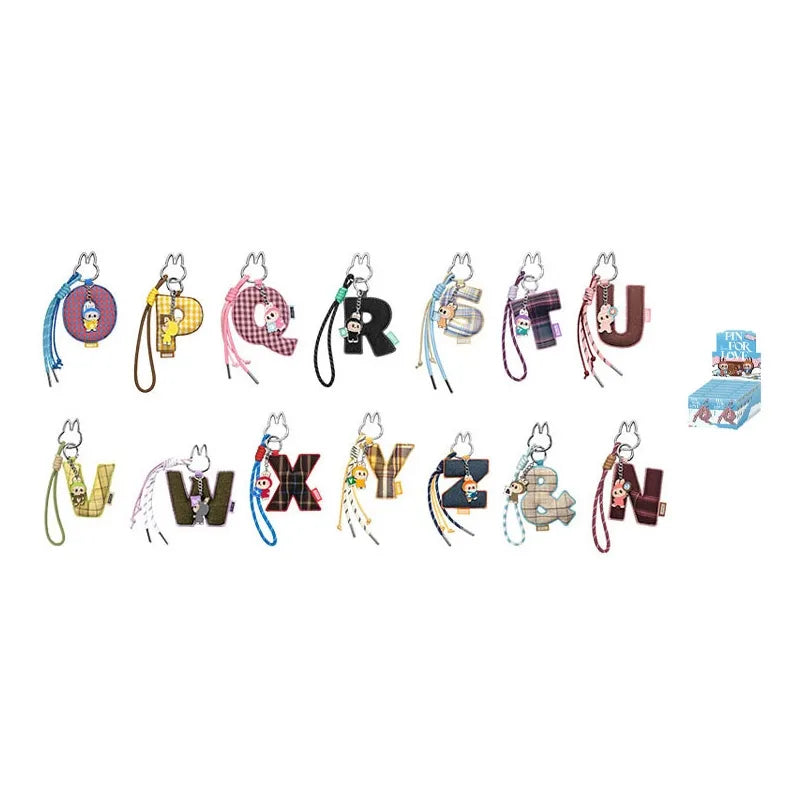 POP MART The Monsters LABUBU Pin For Love Collection Letter Pendant Blind Box