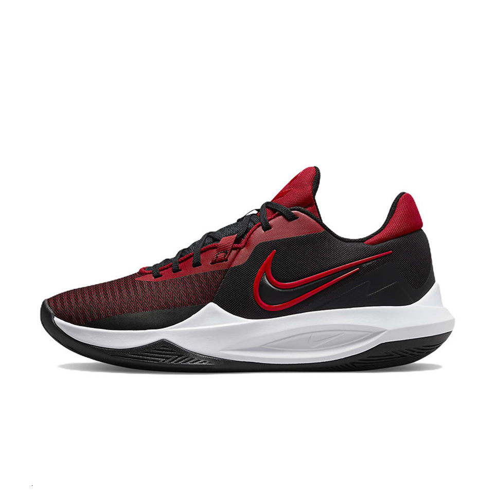 Nike Precision 6 'Black Gym Red' Basketball Shoes | Free Shipping
