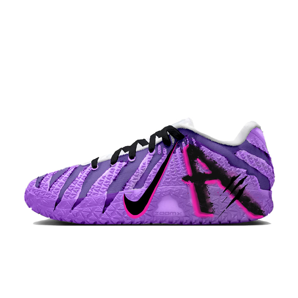 Nike Ja 3 'Purple' [Customized] | Free Shipping - Kicksown