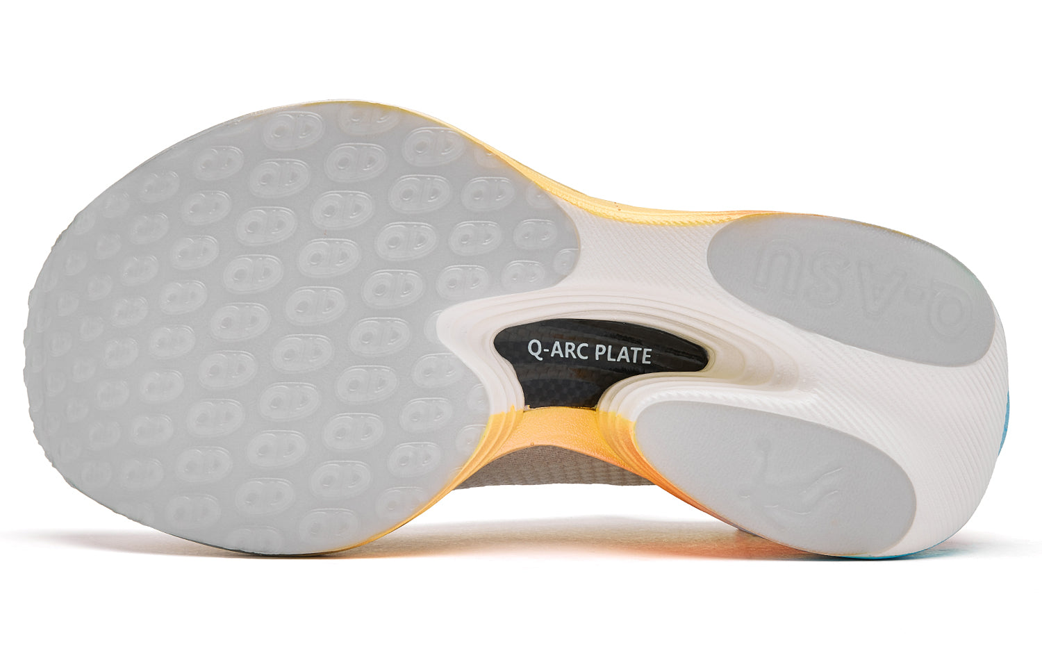 QIAODAN Feiying PLAID 1.5 Running Shoes 'Gray Silver Jelly Orange'「Women」