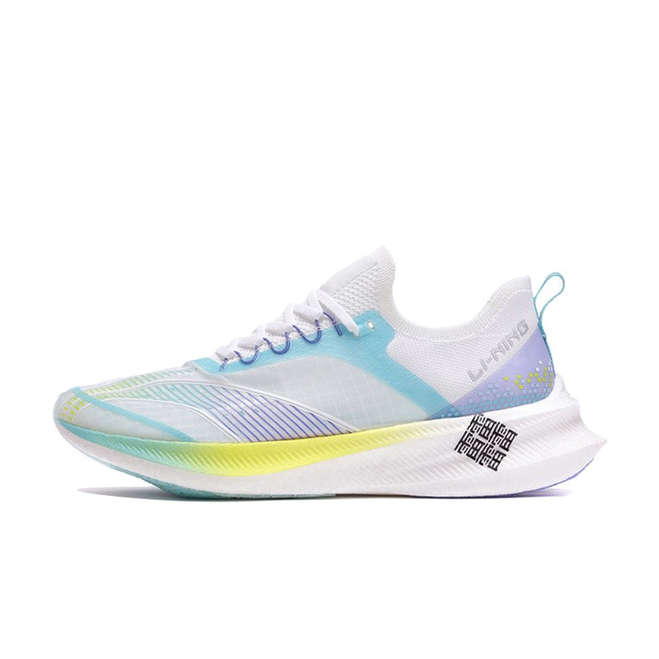 LiNing Feidian Challenger Running Shoes 'White Blue Purple' - Kicksown store