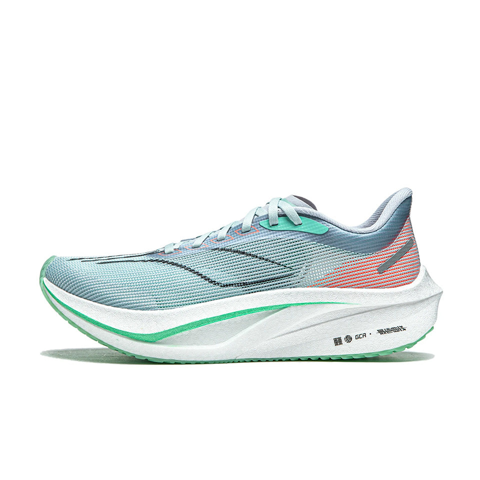 LINING Feidian 4 Challenger Running Shoes Women's 'Purple Smoke Blue Fluorescent Light Turquoise' - Kicksown store