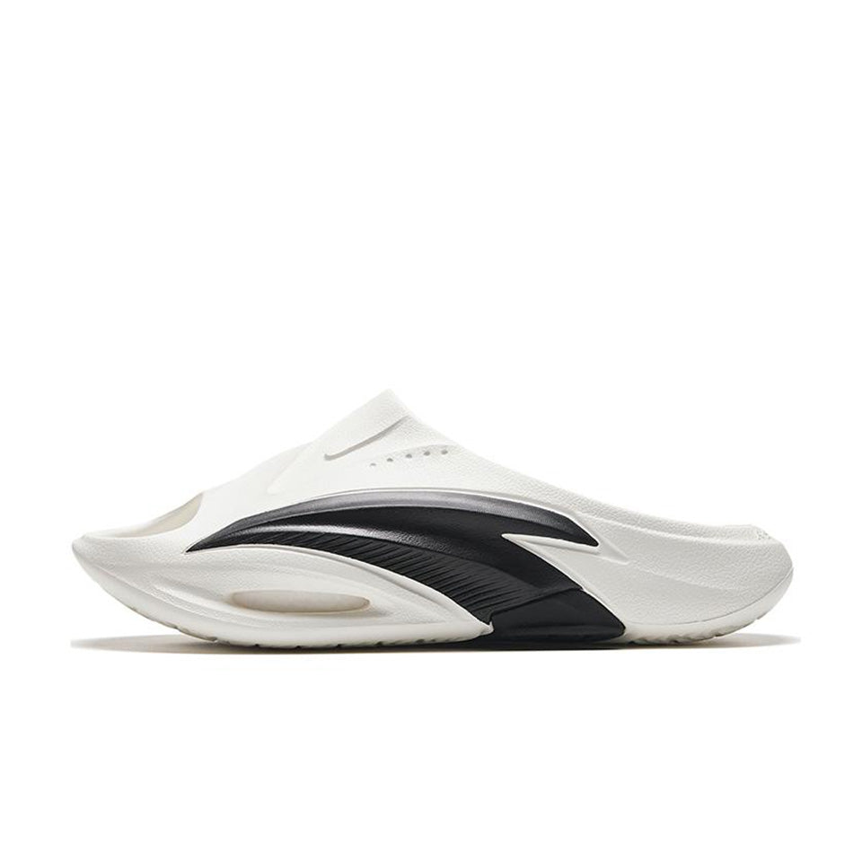 ANTA Slippers Nitrogen Bubble 'White Black' - Kicksown store