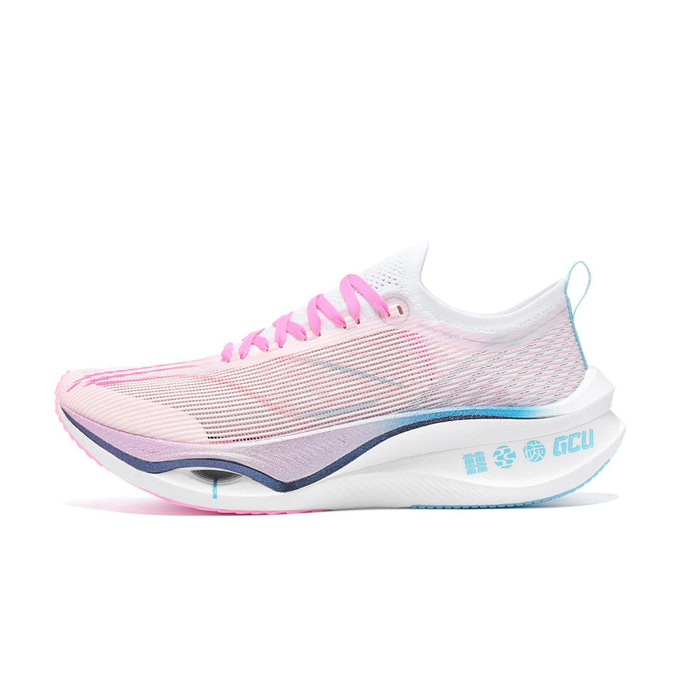 LiNing Feidian 3 Ultra Tin HorseRunning Shoes 'Pink Blue' - Kicksown store