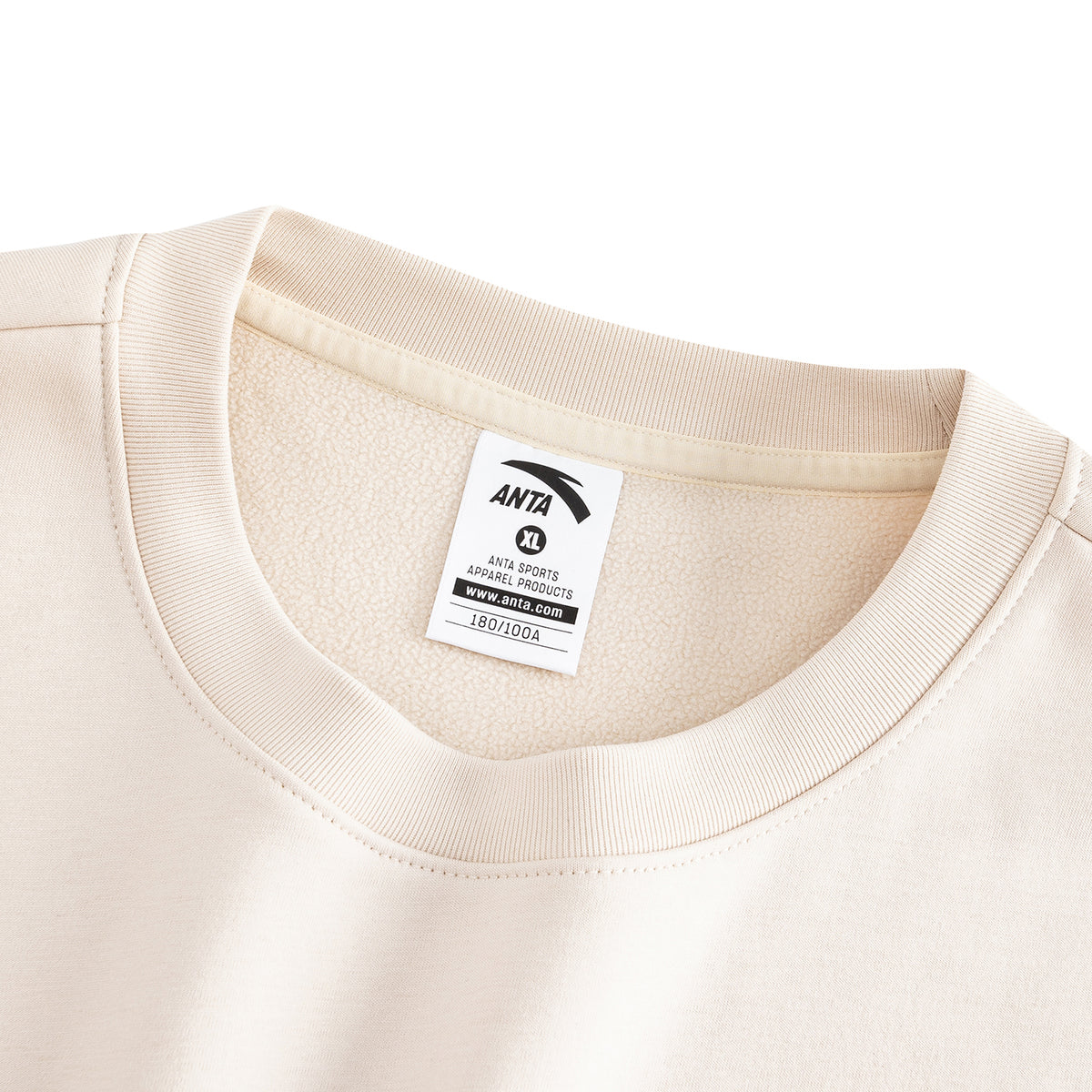 Anta KAI Sweatshirts 'Mud Gray' Crew Neck Thickened