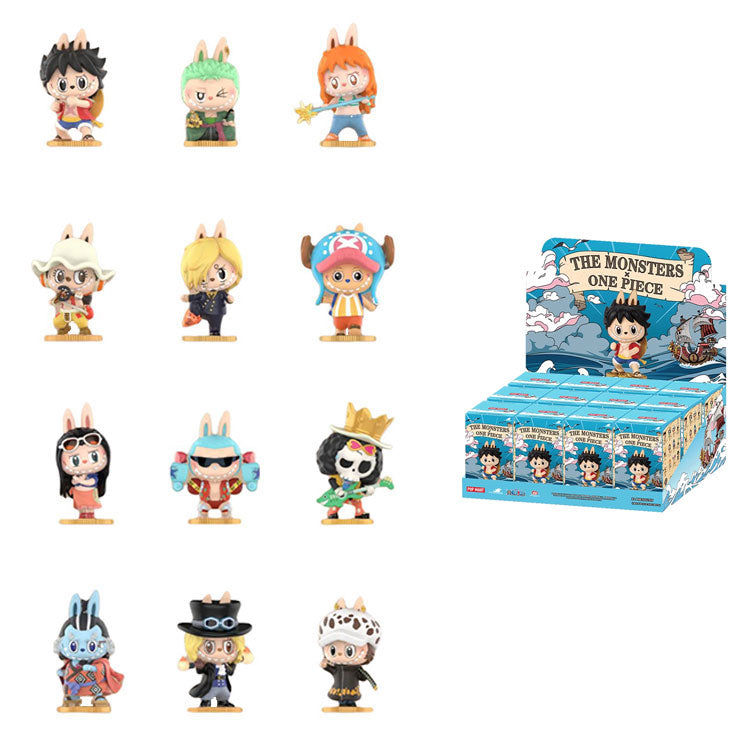 【POP MART】labubu x ONE PIECE ラブブ&ワンピース POP MART Labubu The Monsters X One Piece Series Single