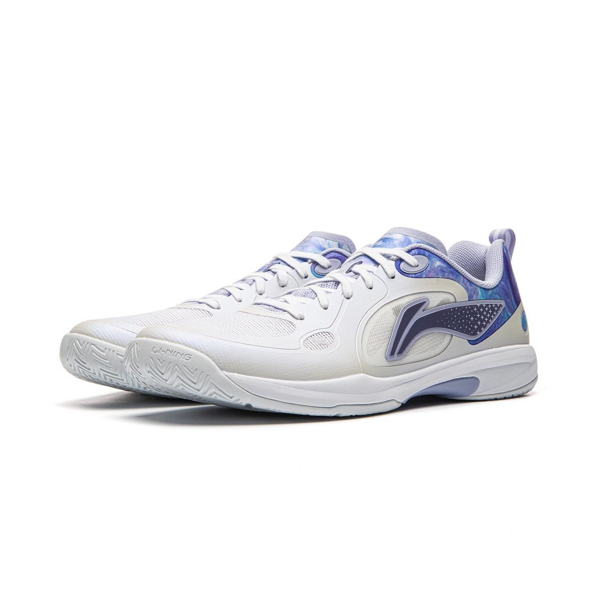 LiNing Table Tennis Shoes 'White Blue'