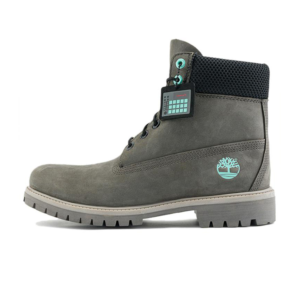 Timberland PREMIUM Crew Martin Boot Medium Heel Mens Gray