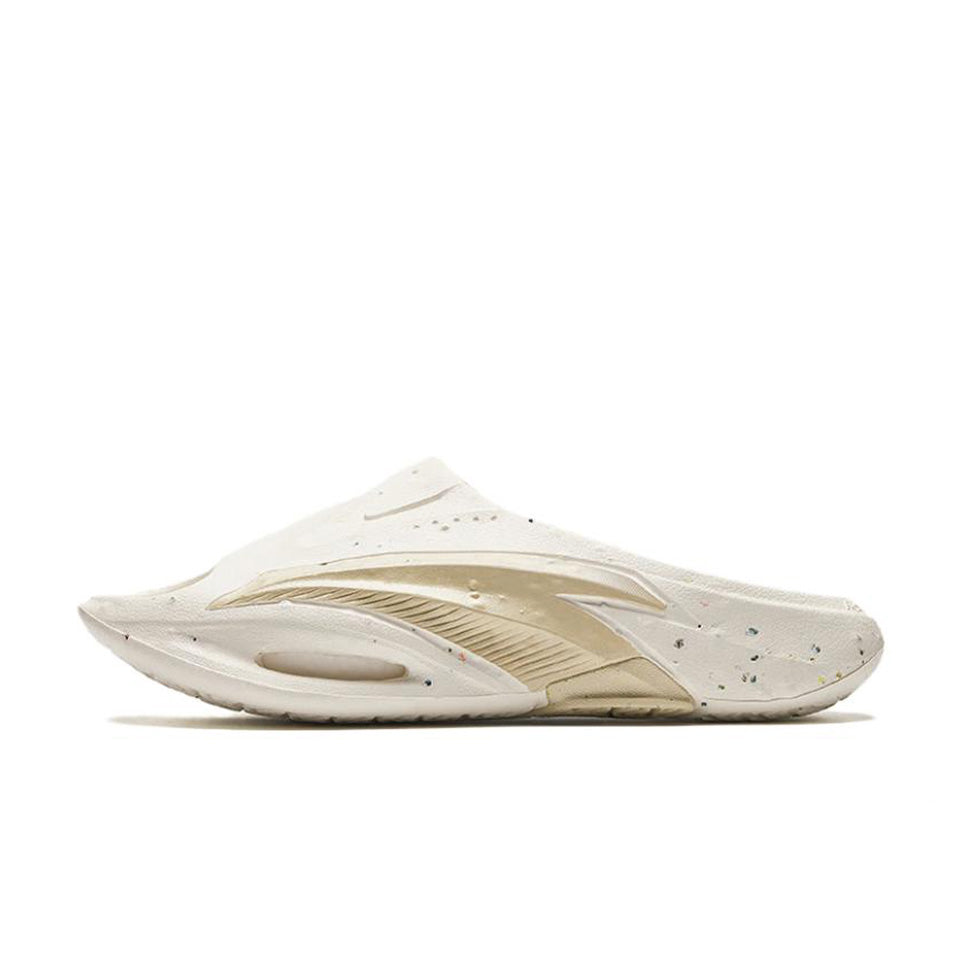 ANTA Slippers Nitrogen Bubble 'White Yellow' - Kicksown store