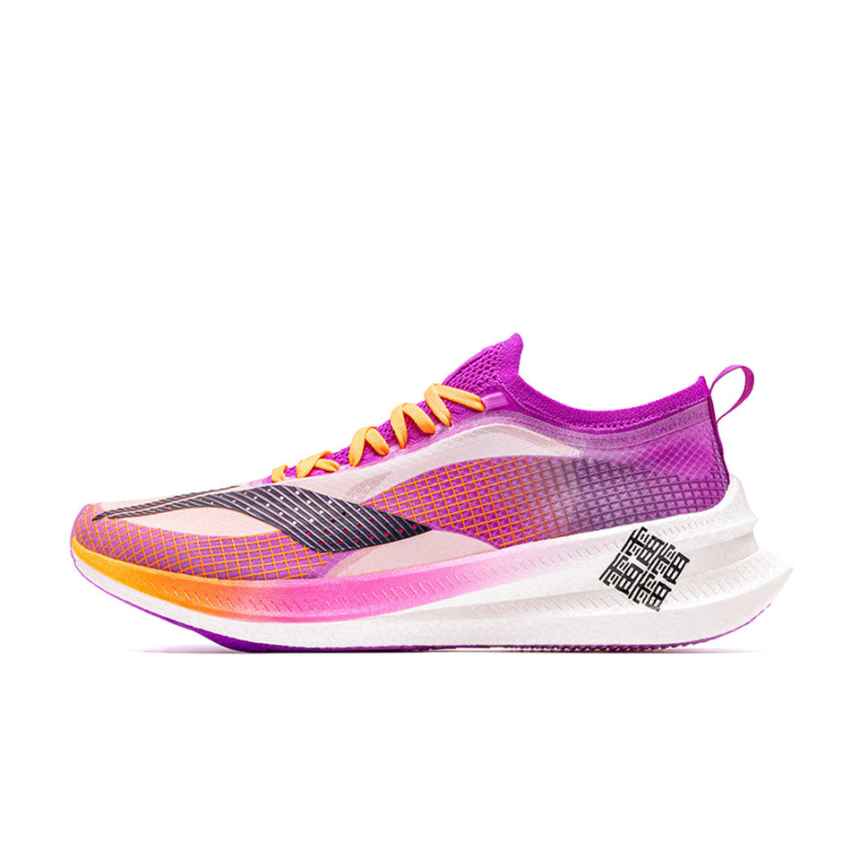 LiNing Feidian 2 Elite Running Shoes Women's 'Purple Orange' - Kicksown store