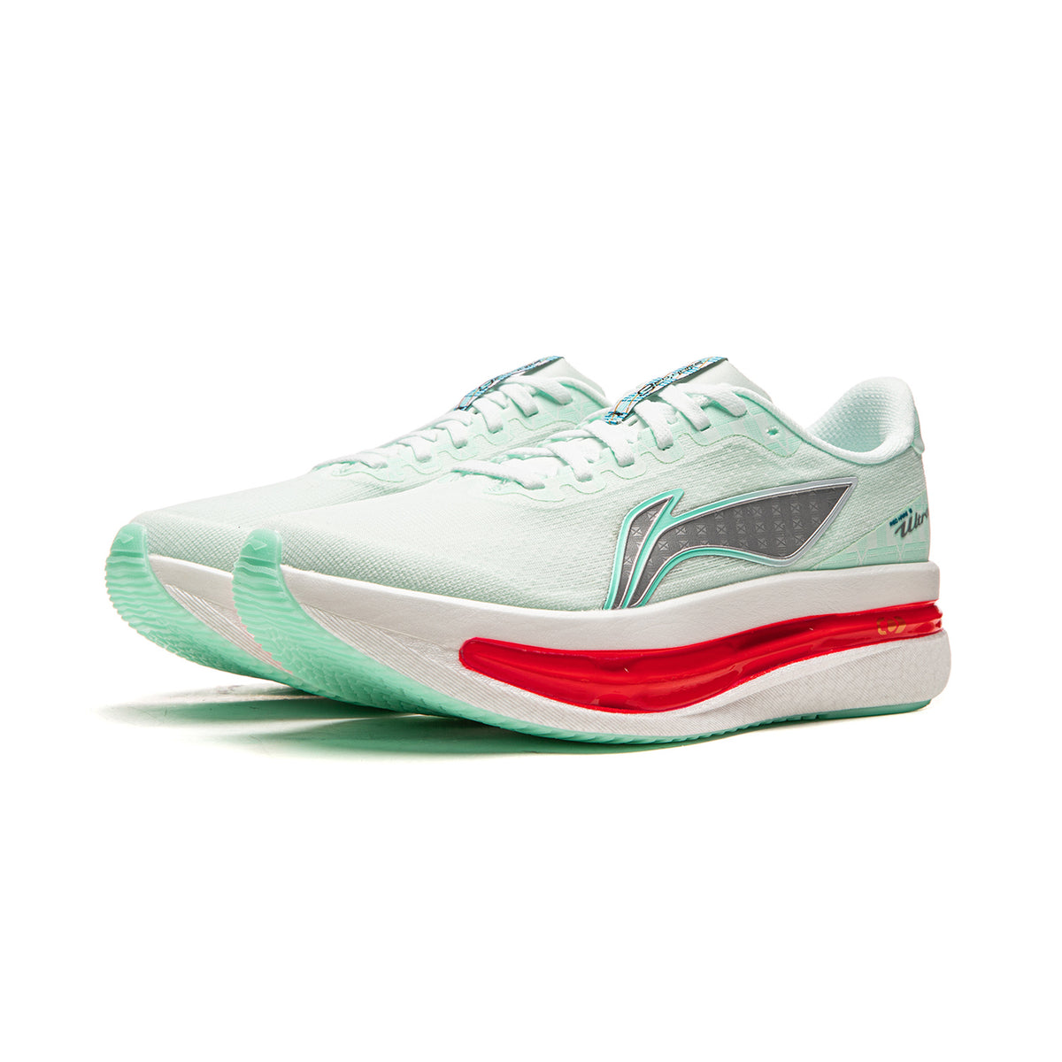 Li Ning Red Hare 9 ULTRA Breathable Low top Ultra BOOM Capsule Technology Running Shoes Women's Sand Ice Blue