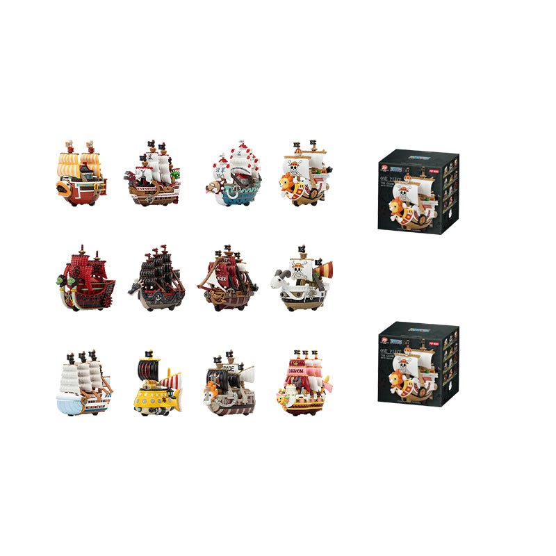 POP MART One Piece  The Great Voyage Collection, Hobby Model Vehicles Mystery Boxes Single Mystery Box/Full Box 12 Pcs